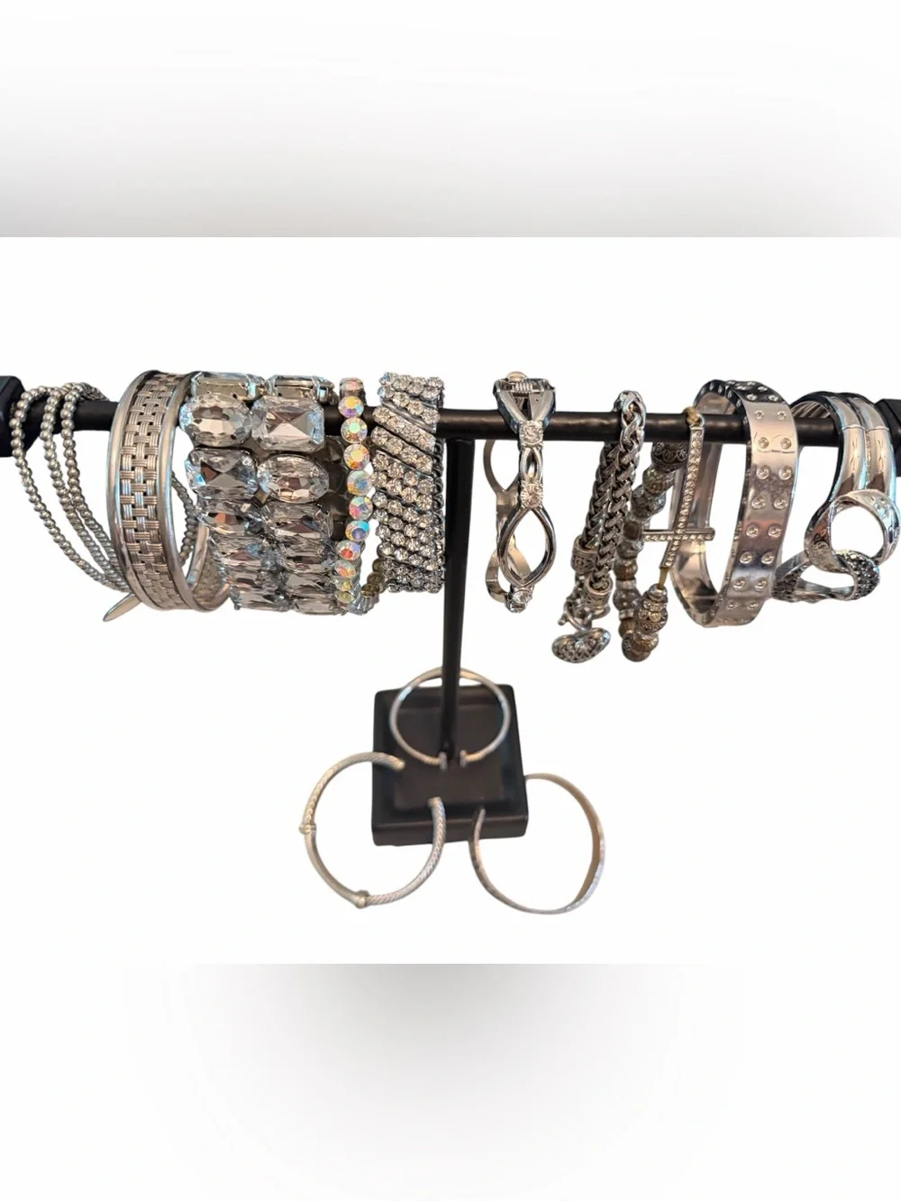 Mixed Silver-Tone Bracelet Set - Women Jewelry